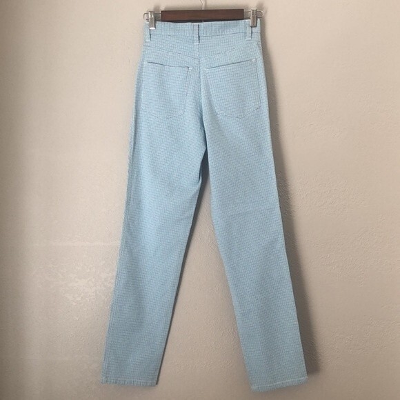 Lot of 2 Faded Glory Missy Size 4 Checkered Pants - Picture 3 of 10